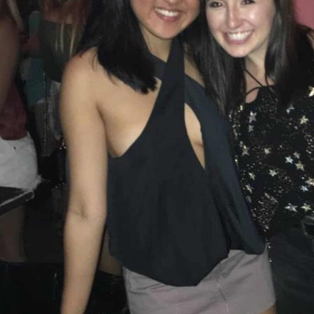 Silence + Noise Satin Contrast Cross-Front Cami - M